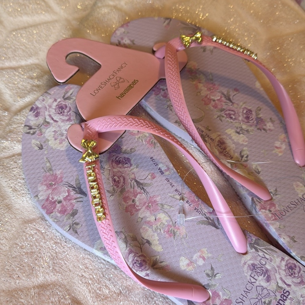 LoveShackFancy x Havaianas Sandals size 9/10 - Picture 6 of 7